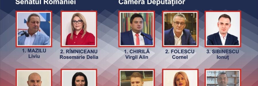 CANDIDAȚI LA PARLAMENTARE
