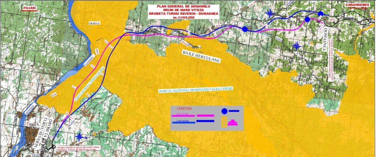 DESCRIEREA ALTERNATIVELOR DE TRASEU „Drum de mare viteză Drobeta Turnu Severin – Domașnea”