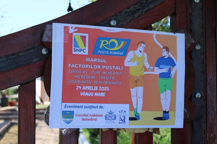 Marșul Factorilor Poștali -un eveniment cu tradiție pentru poștașii mehedințeni!