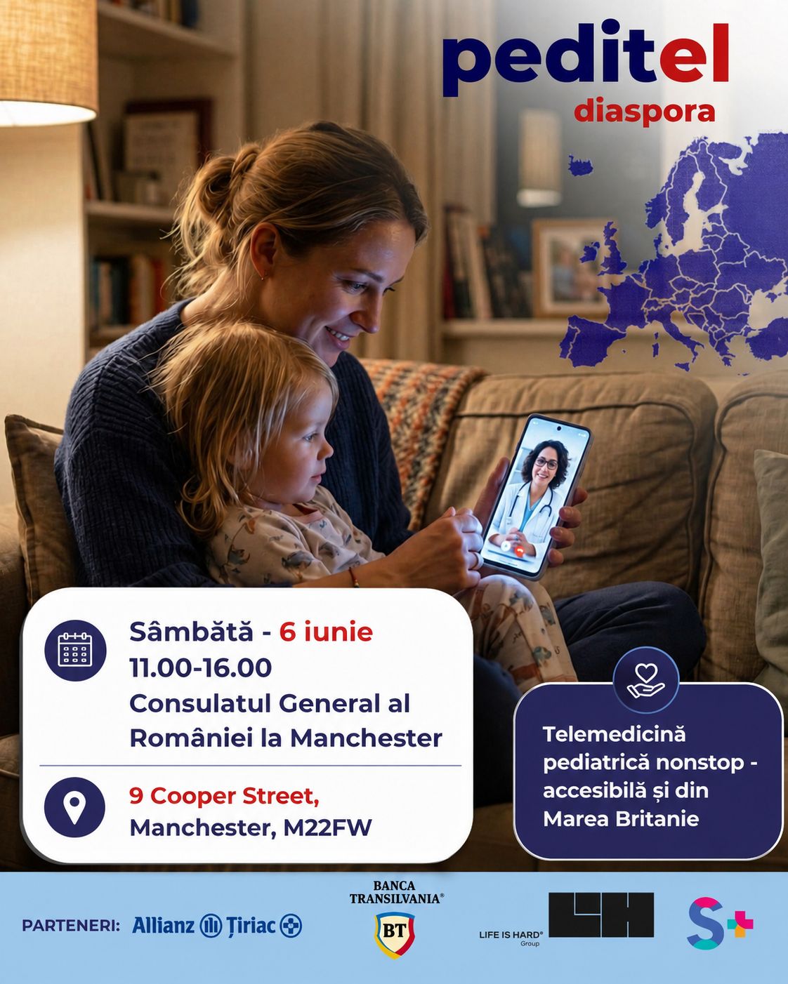 PEDITEL deschide linii dedicate românilor din diaspora.  Prima destinație: Marea Britanie